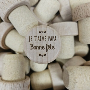 Bouchon de vin / Bonne Fete Papa