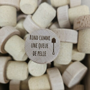 Bouchon de vin / Rond Comme Une Queue De Pelle