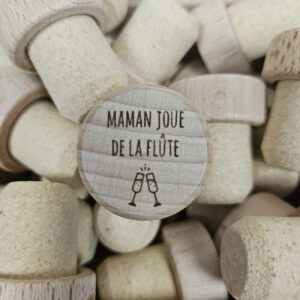 Bouchon de vin / Maman joue de la flute